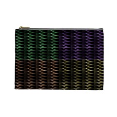 Multicolor Pattern Digital Computer Graphic Cosmetic Bag (large)  by Nexatart
