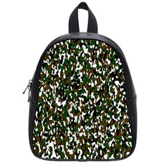 Camouflaged Seamless Pattern Abstract School Bags (small)  by Nexatart