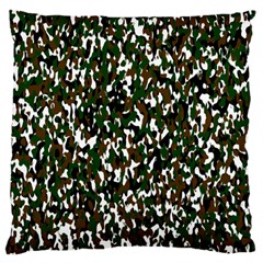 Camouflaged Seamless Pattern Abstract Large Cushion Case (two Sides) by Nexatart