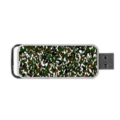 Camouflaged Seamless Pattern Abstract Portable Usb Flash (two Sides)