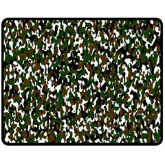 Camouflaged Seamless Pattern Abstract Double Sided Fleece Blanket (medium) 