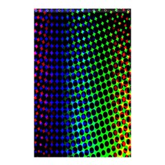Digitally Created Halftone Dots Abstract Background Design Shower Curtain 48  X 72  (small)  by Nexatart