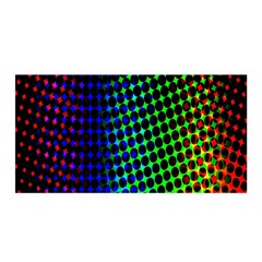 Digitally Created Halftone Dots Abstract Background Design Satin Wrap by Nexatart