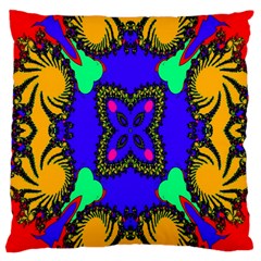 Digital Kaleidoscope Large Cushion Case (one Side) by Nexatart