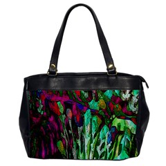 Bright Tropical Background Abstract Background That Has The Shape And Colors Of The Tropics Office Handbags