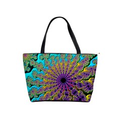 Beautiful Mandala Created With Fractal Forge Shoulder Handbags by Nexatart