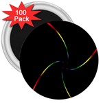 Digital Computer Graphic 3  Magnets (100 pack) Front
