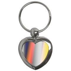 Digitally Created Abstract Colour Blur Background Key Chains (heart)  by Nexatart
