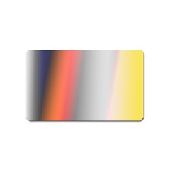 Digitally Created Abstract Colour Blur Background Magnet (name Card) by Nexatart