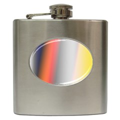 Digitally Created Abstract Colour Blur Background Hip Flask (6 Oz) by Nexatart