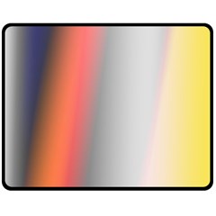 Digitally Created Abstract Colour Blur Background Double Sided Fleece Blanket (medium) 