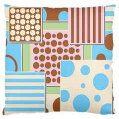 Part Background Image Large Flano Cushion Case (two Sides)