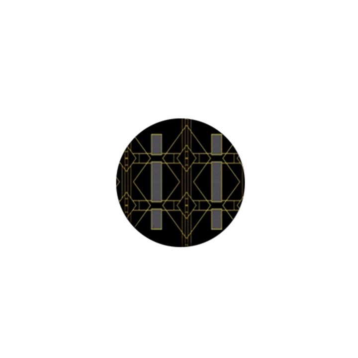 Simple Art Deco Style Art Pattern 1  Mini Buttons