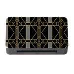 Simple Art Deco Style Art Pattern Memory Card Reader with CF Front