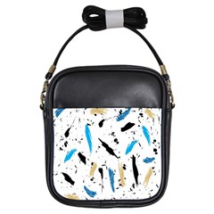 Abstract Image Image Of Multiple Colors Girls Sling Bags by Nexatart