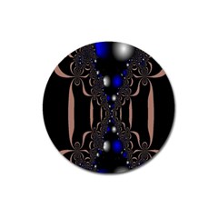 An Interesting Mix Of Blue And Other Colours Balls Magnet 3  (round) by Nexatart