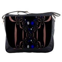 An Interesting Mix Of Blue And Other Colours Balls Messenger Bags by Nexatart