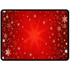 Red Holiday Background Red Abstract With Star Fleece Blanket (large)  by Nexatart