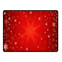 Red Holiday Background Red Abstract With Star Fleece Blanket (small) by Nexatart