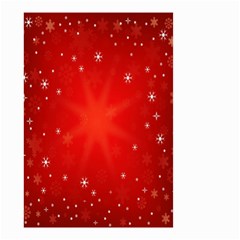 Red Holiday Background Red Abstract With Star Small Garden Flag (two Sides) by Nexatart