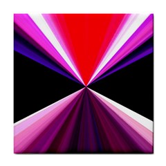 Red And Purple Triangles Abstract Pattern Background Tile Coasters by Nexatart