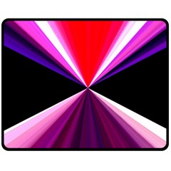 Red And Purple Triangles Abstract Pattern Background Double Sided Fleece Blanket (medium) 