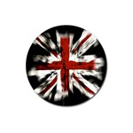 British Flag Magnet 3  (Round) Front