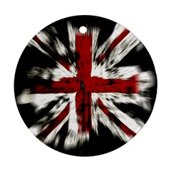 British Flag Round Ornament (two Sides) by Nexatart