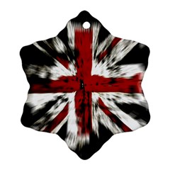 British Flag Ornament (snowflake) by Nexatart