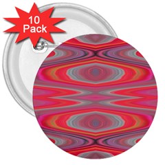 Hard Boiled Candy Abstract 3  Buttons (10 Pack) 