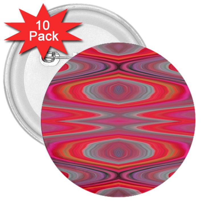 Hard Boiled Candy Abstract 3  Buttons (10 pack) 