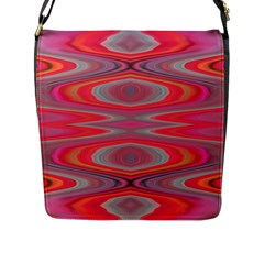 Hard Boiled Candy Abstract Flap Messenger Bag (l)  by Nexatart