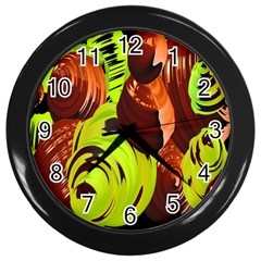 Neutral Abstract Picture Sweet Shit Confectioner Wall Clocks (black) by Nexatart