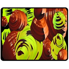 Neutral Abstract Picture Sweet Shit Confectioner Double Sided Fleece Blanket (medium) 