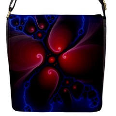 Color Fractal Pattern Flap Messenger Bag (s) by Nexatart