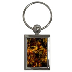Autumn Colors In An Abstract Seamless Background Key Chains (rectangle)  by Nexatart