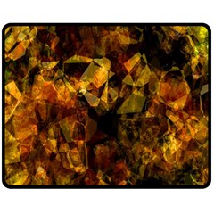 Autumn Colors In An Abstract Seamless Background Double Sided Fleece Blanket (medium) 