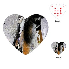 Abstract Graffiti Background Playing Cards (heart) 