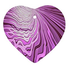 Light Pattern Abstract Background Wallpaper Ornament (Heart)