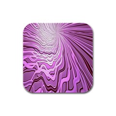 Light Pattern Abstract Background Wallpaper Rubber Square Coaster (4 pack) 