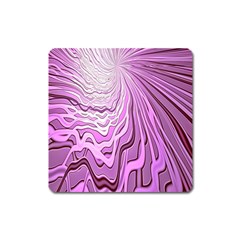 Light Pattern Abstract Background Wallpaper Square Magnet