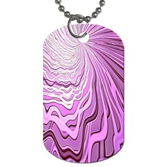 Light Pattern Abstract Background Wallpaper Dog Tag (Two Sides)