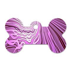Light Pattern Abstract Background Wallpaper Dog Tag Bone (One Side)