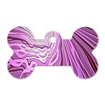 Light Pattern Abstract Background Wallpaper Dog Tag Bone (Two Sides) Back