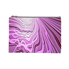 Light Pattern Abstract Background Wallpaper Cosmetic Bag (Large) 