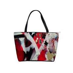 Abstract Graffiti Background Wallpaper Of Close Up Of Peeling Shoulder Handbags by Nexatart