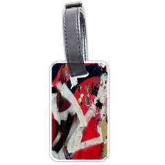 Abstract Graffiti Background Wallpaper Of Close Up Of Peeling Luggage Tags (one Side)  by Nexatart