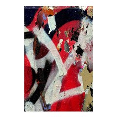Abstract Graffiti Background Wallpaper Of Close Up Of Peeling Shower Curtain 48  X 72  (small)  by Nexatart