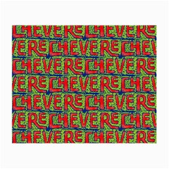 Typographic Graffiti Pattern Small Glasses Cloth (2-side) by dflcprints