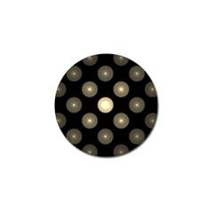 Gray Balls On Black Background Golf Ball Marker (10 Pack)